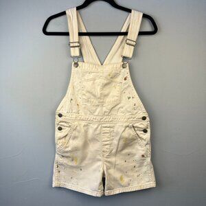 POLO Ralph Lauren Beach Cotton Paint Splatter Shortalls Girls Size 10